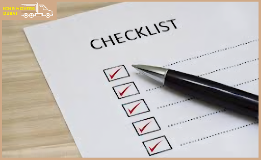 moving checklist for Dubai apartments